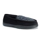 Muk Luks Men's Henry Loafer Slippers, Size: Large, Black