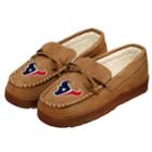 Men's Forever Collectibles Houston Texans Moccasin Slippers, Size: Large, Multicolor