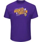 Men's Minnesota Vikings Adam Thielen Hooked On A Thielen Tee, Size: Xxl, Drk Purple