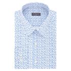Men's Van Heusen Slim-fit Flex Collar Stretch Dress Shirt, Size: 17.5-32/33, Blue