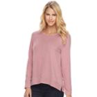 Women's Sonoma Goods For Life&trade; Raglan Top, Size: Xs, Med Pink