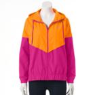 Women's Fila Sport&reg; Raglan Windbreaker Jacket, Size: Small, Med Orange