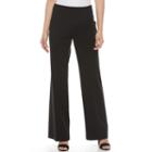 Women's Dana Buchman Wide-leg Pull-on Pants, Size: 14, Black
