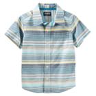 Boys 4-8 Oshkosh B'gosh&reg; Striped Short-sleeved Button-front Shirt, Boy's, Size: 6, Ovrfl Oth