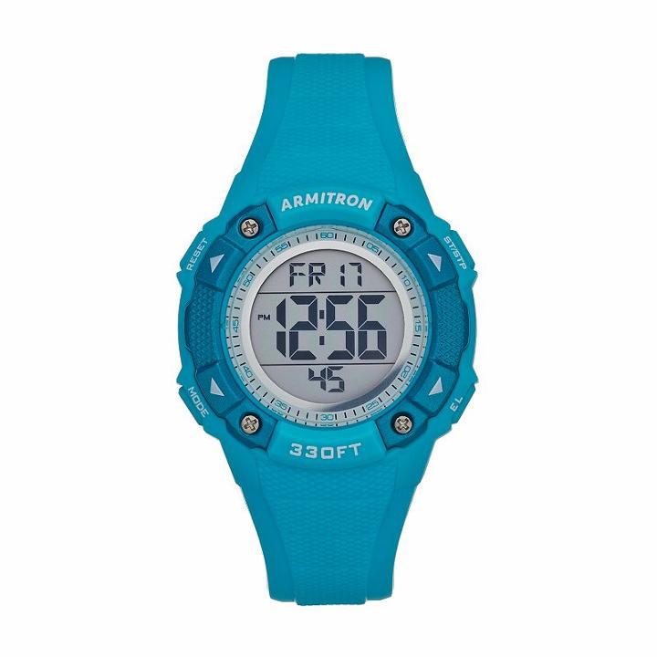 Armitron Unisex Sport Digital Chronograph Watch, Blue