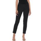 Juniors' Candie's&reg; Marilyn Straight Leg Ankle Pants, Girl's, Size: 9, Black
