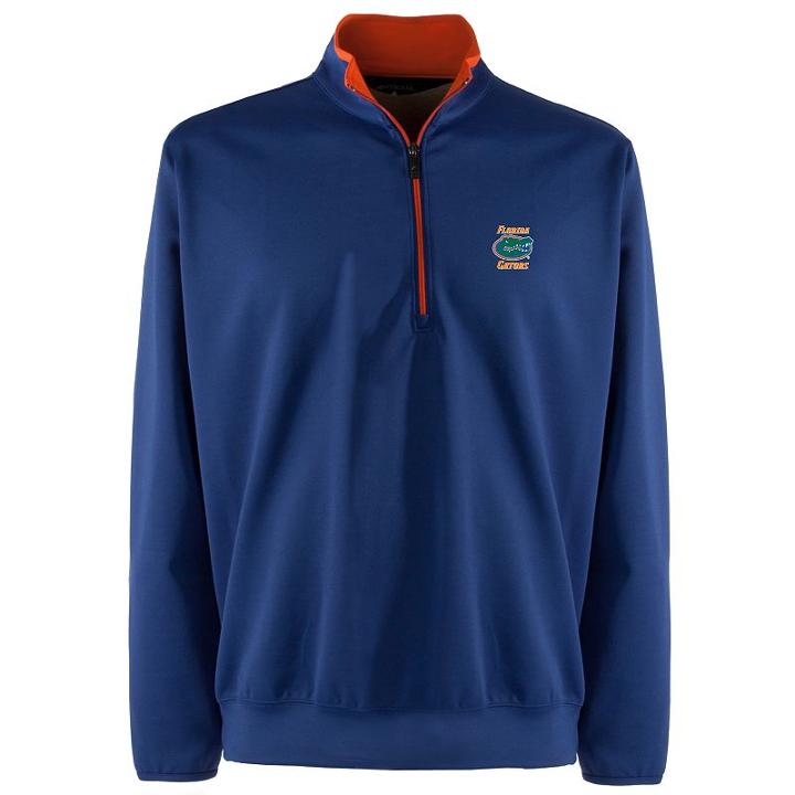 Men's Florida Gators 1/4-zip Leader Pullover, Size: Large, Blue
