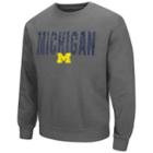 Men's Campus Heritage Michigan Wolverines Wordmark Sweatshirt, Size: Small, Oxford