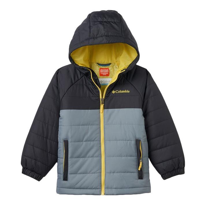 Boys 4-7 Columbia Insulated Thermal Coil Hooded Puffer Jacket, Boy's, Size: 4-5, Grey (charcoal)