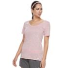 Women's Nike Dry Training Short Sleeve Tee, Size: Large, Light Pink