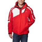 Men's Halitech Colorblock Hooded Jacket, Size: Xxl, Red