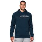 Men's Under Armour Wordmark Storm Fleece Hoodie, Size: Xl, Brown Over