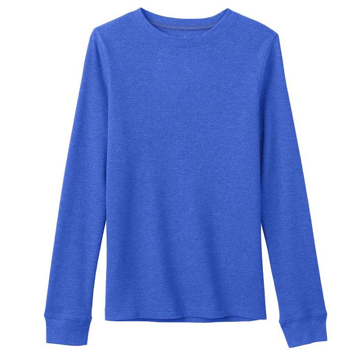 Boys 8-20 Urban Pipeline Solid Thermal Tee, Boy's, Size: Medium, Blue (navy)