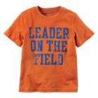 Boys 4-8 Carter's Leader On The Field Graphic Tee, Size: 8, Orange