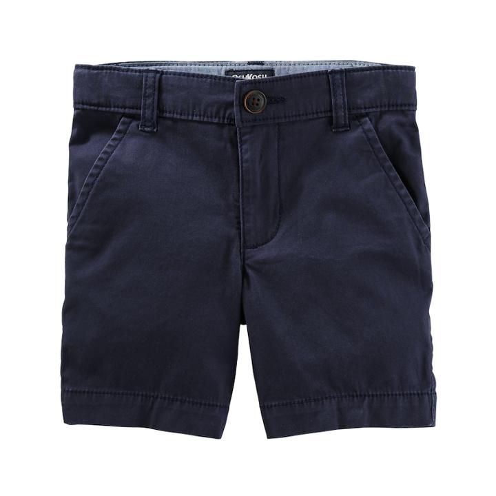 Boys 4-12 Oshkosh B'gosh&reg; Flat Front Short, Size: 4, Blue