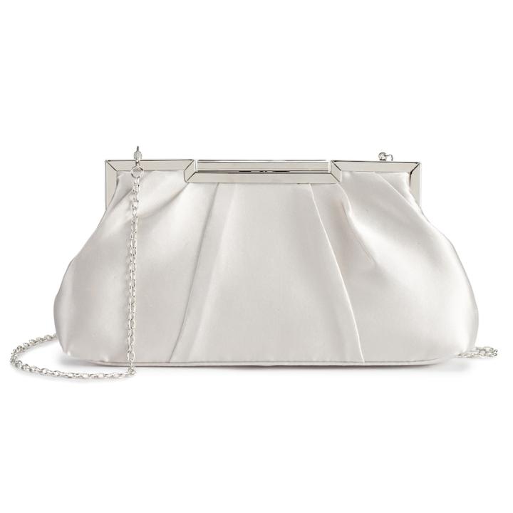 Gunne Sax By Jessica Mcclintock Flora Clutch, Women's, Silver