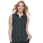 Women's Apt. 9&reg; Georgette Blouse, Size: Xl, Oxford