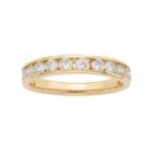 14k Gold 1 Carat T.w. Diamond Anniversary Ring, Women's, Size: 6.50, White
