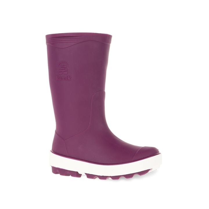 Kamik Riptide Girls' Rainboots, Size: 2, Drk Purple