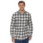 Big & Tall Sonoma Goods For Life&trade; Supersoft Stretch Flannel Shirt, Men's, Size: Xxl Tall, White Oth