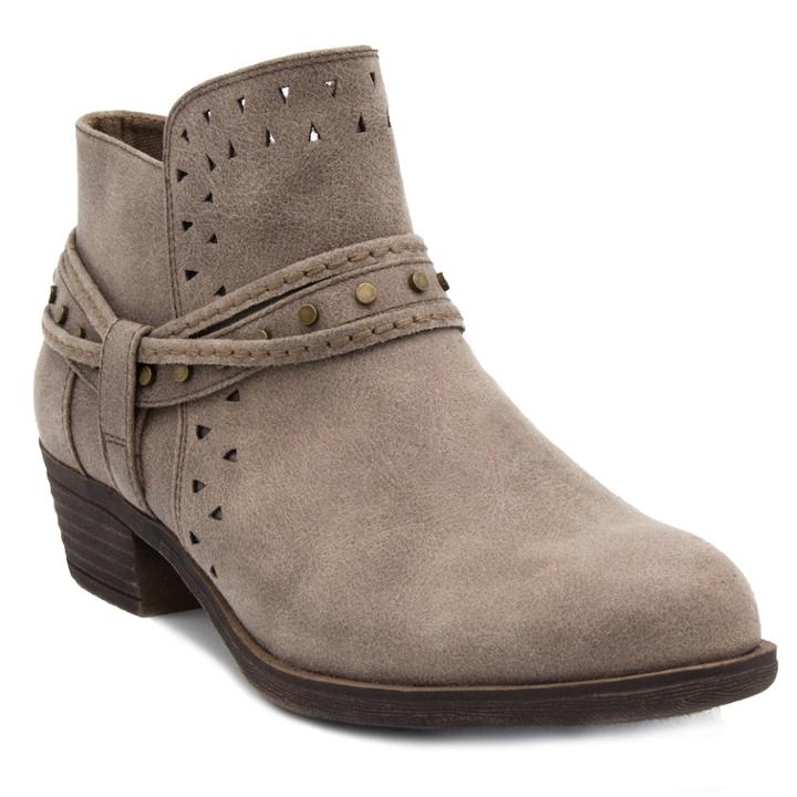 Sugar Thinker Women's Ankle Boots, Size: Medium (8.5), Beig/green (beig/khaki)