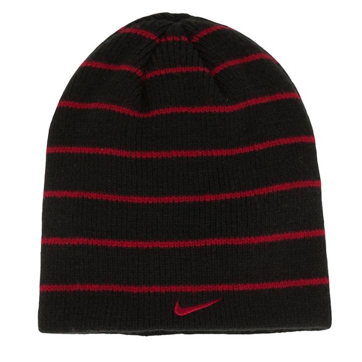 Boys 8-20 Nike Stripe Beanie, Light Red