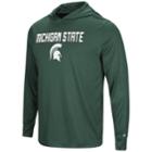 Men's Campus Heritage Michigan State Spartans Hooded Tee, Size: Xl, Dark Green