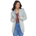 Juniors' Pink Republic Dolman Cocoon Cardigan, Teens, Size: Medium, Blue