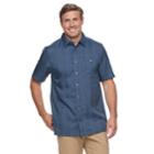 Big & Tall Haggar Regular-fit Microfiber Woven Button-down Shirt, Men's, Size: 4xb, Purple