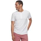 Men's Sonoma Goods For Life&trade; Short-sleeve Supersoft Henley, Size: Xl, White