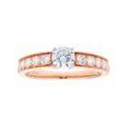 14k Gold 1 Carat T.w. Igl Certified Diamond Engagement Ring, Women's, Size: 5, White