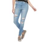 Juniors' Mudd&reg; Flx Stretch High Rise Jeggings, Teens, Size: 7, Med Blue