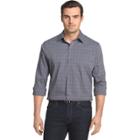 Men's Van Heusen Traveler Stretch Classic-fit No-iron Button-down Shirt, Size: Xl, Grey Other