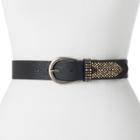 Women's Apt. 9&reg; Micro Stud Chevron Belt, Size: 2xl, Black