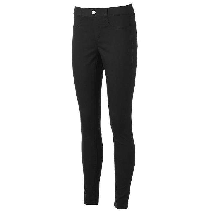 Juniors' So&reg; Pull-on Jeggings, Teens, Size: Small, Oxford