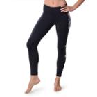 Women's Soybu Interval Reflective Workout Tights, Size: Large, White Oth