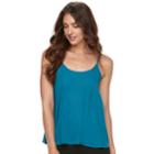 Women's Apt. 9&reg; Swing Camisole, Size: Xs, Turquoise/blue (turq/aqua)