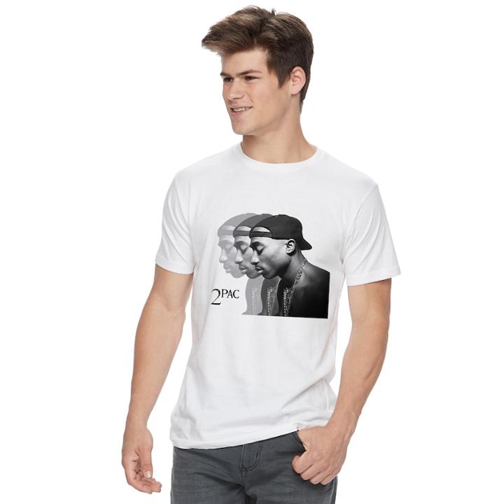 Men's Tupac Tee, Size: Small, White