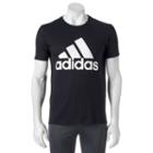 Big & Tall Adidas Logo Performance Tee, Men's, Size: Xl Tall, Black