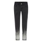 Girls 7-16 Levi's 710 Super Skinny Fit Ankle Zip Jeans, Size: 10, Black