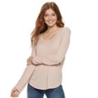 Juniors' So&reg; Perfect V-neck Tee, Teens, Size: Medium, Lt Purple