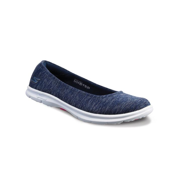 Skechers Go Step Challenge Women's Ballet Flats, Size: 8.5, Med Blue