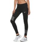 Women's Nike Power Flash Running Tights, Size: Xl, Grey (charcoal)