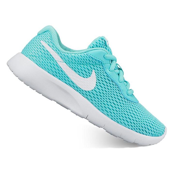 Nike Tanjun Preschool Girls' Shoes, Size: 1, Dark Green