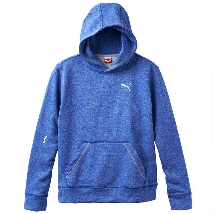 Boys 4-7 Puma Heathered Performance Hoodie, Boy's, Size: 5, Blue Other