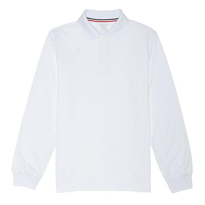 Boys 4-20 French Toast School Uniform Sport Performance Polo, Size: Xxl, White