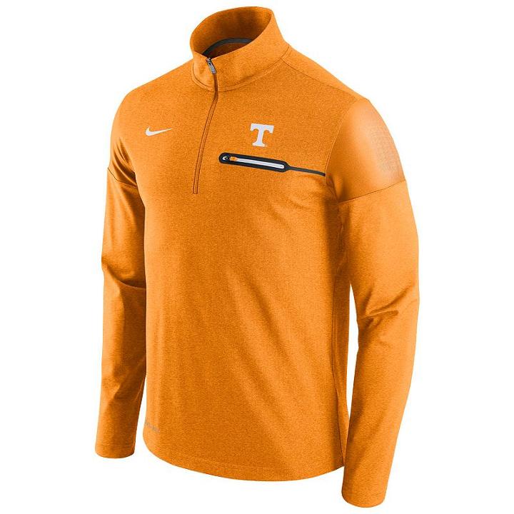 Men's Nike Tennessee Volunteers Elite Coaches Dri-fit Pullover, Size: Small, Orange