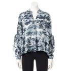 Women's Rock & Republic&reg; Tie-sleeve Top, Size: Medium, Med Grey