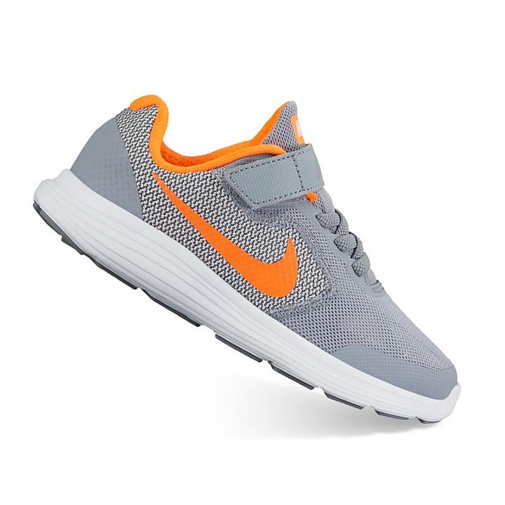 Nike Revolution 3 Pre-school Boys' Running Shoes, Boy's, Light Grey