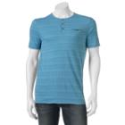 Big & Tall Rock & Republic Classic-fit Textured Henley, Men's, Size: 3xl, Turquoise/blue (turq/aqua)